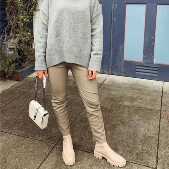 SOLD! BRAND NEW! H&M Faux Leather Pants - Picture 1 of 3